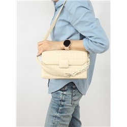 Сумка женская искусственная кожа Ch&K-2633,  1отд,  плечевой ремень,  св.бежевый 254484