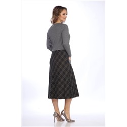 Lady Style Classic 2021/2 черный_с_серым, Платье