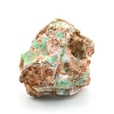 Минерал хризопраз 95*87*60мм, 353г