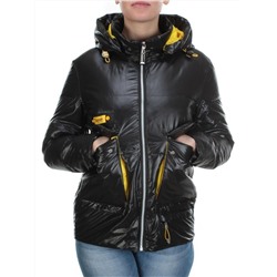 8267 BLACK Куртка демисезонная женская BAOFANI (100 гр. синтепон) размеры 46-48-50-52-54-56