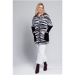 Bonadi М-1431 черно-белый, Пончо