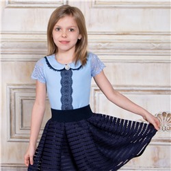 Блузка для девочки короткий рукав Соль&Перец