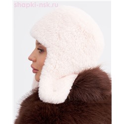 Элла LevelPro макси шеврон экомех альпака Ушанка женская флис