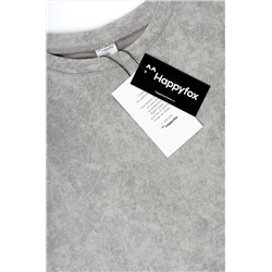 Женский лонгслив оверсайз Happyfox