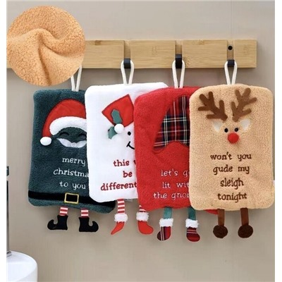 Прихватка "Новогодние открытки" из микрофибры