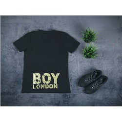 Футболка BOY LONDON black,with a golden eagle