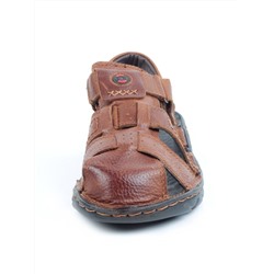 P2311-11 BROWN Сандалии мужские (натуральная кожа) размер