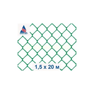 Решетка 15х15 h 1м 20м квадрат зел