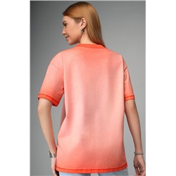 Женская футболка оверсайз с эффектом градиент Happyfox