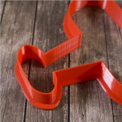 Вырубка для пряника "Самолет" пластик, 10 см