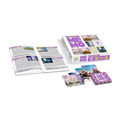 Игра МЕМО «Чудеса света» (50 карточек)