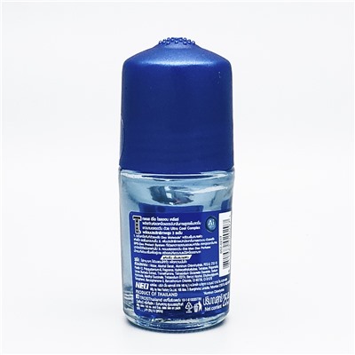 TROS Deo Roll On CLEAR ULTRA DRY, Neo Factory (Роликовый дезодорант для Мужчин, УЛЬТРА СУХОСТЬ, Активная защита от пота и запаха до 48 часов), СТЕКЛО, 25 мл.