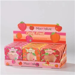 Maccalure Хайлайтер для лица с запеченной текстурой Tasty Fruit, персик