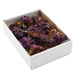 Друзы аметиста тонированного в коробочке 180*125*45мм