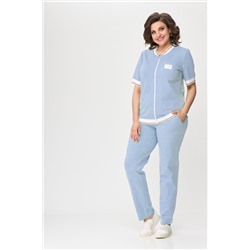 Bonna Image 825 голубой_золото, Брюки,  Блуза