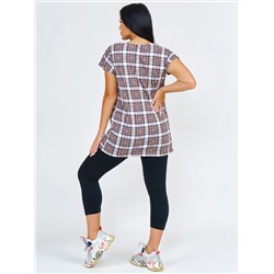 Костюм женский Текс-Плюс, цвет коричневый черный