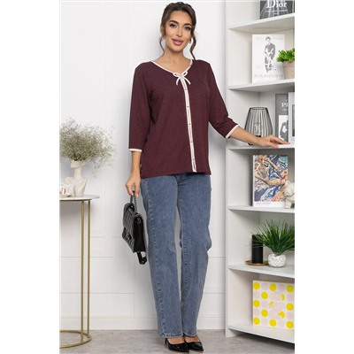 Блуза трикотажная Вишенка (ягодная) Б14258-18М