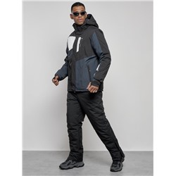 Горнолыжный костюм мужской зимний черного цвета 6317Ch