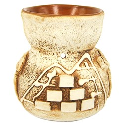 Аромалампа СКОРОБЕЙ (керамика, шликер, 9,5 см.), 1 шт.