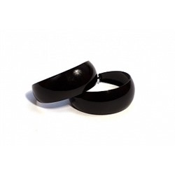 Серьги-кольца PR1034 черный
