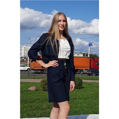 Lady Smile 901 т.синий, Жакет,  Шорты