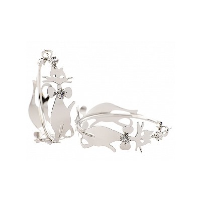 Серьги PR2953 серебро