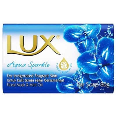 LUX Мыло Цветочный мускус и мятное масло 80г