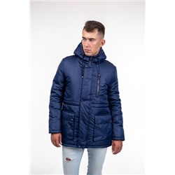 Парка зимняя "Бейзик" синий