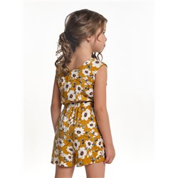 Комбинезон 22-6318 горчица/цветы
