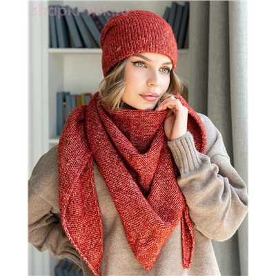 M 1153 S 1153 Комплект женский флис (колпак+косынка) (56-58)