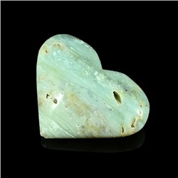 Сердце из амазонита 73*55*25мм, 108г