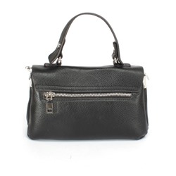 Сумка женская натуральная кожа GU 2066-5555,  3отд,  плечевой ремень,  черный 247255
