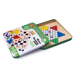 Магнитная игра в жестяной коробочке «Китайские шашки»