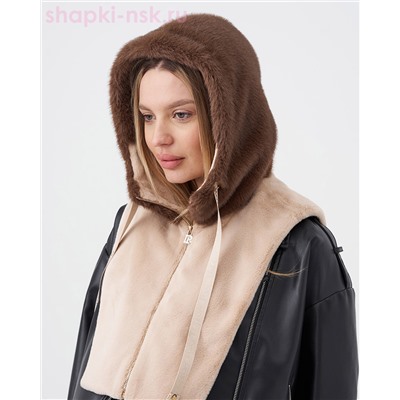 Виола экомех норка флис Капор (56-58)