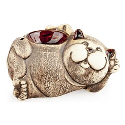 Аромалампа "Кот" 9см шликерная SH 4061