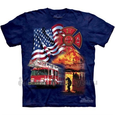 Футболка "Fireman Flag" (США)