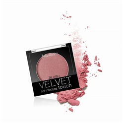 РУМЯНА VELVET TOUCH,тон 102 розово-персиковый