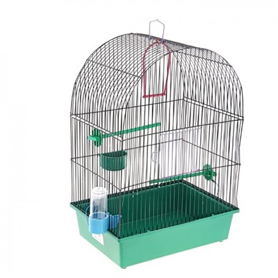 Клетка ВАКА для птиц "Фантазия-2" с жердочкой и поилкой 385х275х515 52887 АГ