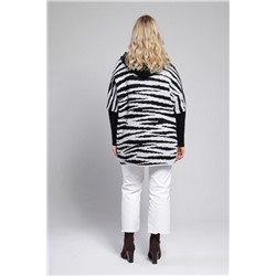 Bonadi М-1431 черно-белый, Пончо