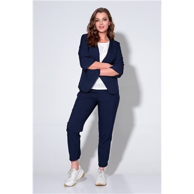 Liona Style 755 темно-синий/белый, Брюки,  Жакет,  Майка