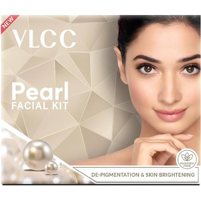 PEARL FACIAL KIT, De-Pigmentation & Skin Brightening, VLCC (ЖЕМЧУГ набор - Депигментация и Осветление кожи), 60 г. (6x10 г.)