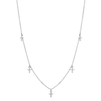 Колье из серебра без вставки, Ю-55140р