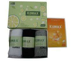 ,НАБОР Подарочный ЛАЙМ/Носки 3 цвета Жен. Р-р 37-42  KOMAX  3 пары
