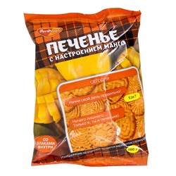 Печенье cахарное со вкусом манго и рисовыми шариками Рот Фронт 180г