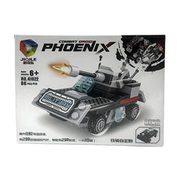 Конструктор COMBAT PHOENIX 8в2 Военная техника-трансформер 86дет. 19*14см / 41022-1