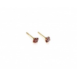 Серьги-гвоздики PR1469 -6 бордо