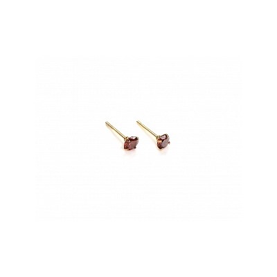 Серьги-гвоздики PR1469 -6 бордо