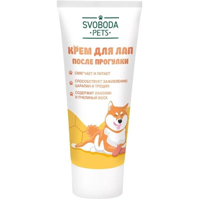 PETS Крем д/лап после прогулки SVOBODA 60мл