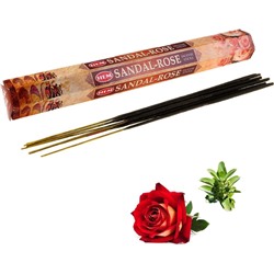 Hem Incense Sticks SANDAL ROSE (Благовония САНДАЛ РОЗА, Хем), уп. 20 палочек.