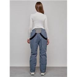 Полукомбинезон утепленный женский большого размера серого цвета 1332Sr